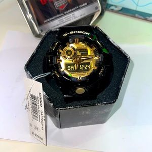 FINAL SALE! New Casio G Shock Black Gold 54mm